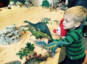 Holden in the Dinosaur Play Area