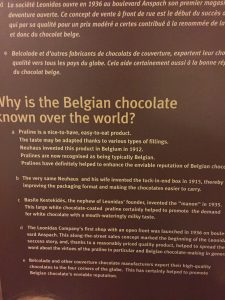 The Belgian Chocolate Story